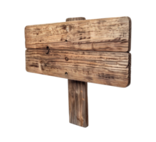 wooden sign board isolated png