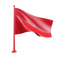 Red flag isolated png