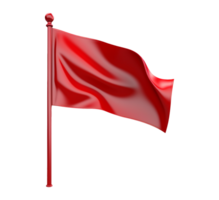 rojo bandera aislado png