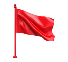 Red flag isolated png