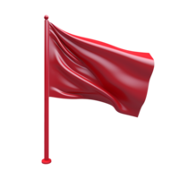 rojo bandera aislado png