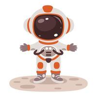 Space Concept With An Astronaut vector