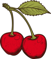 Cherry clipart design illustration png