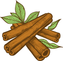 Cinnamon clipart design illustration png