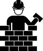 surface bricklayer illustration design vector