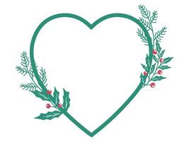 Christmas Tree Frame Background Illustration vector