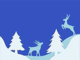 Christmas Tree Frame Background Illustration vector