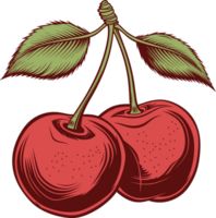 Cherry clipart design illustration png