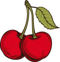 Cherry clipart design illustration png