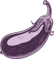 Eggplant clipart design illustration png