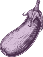 Eggplant clipart design illustration png