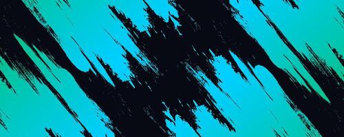 Blue and Green Gradient Brush Background with Halftone Effect. Sport Background with Grunge Style. Scratch and Texture Elements For Design vector