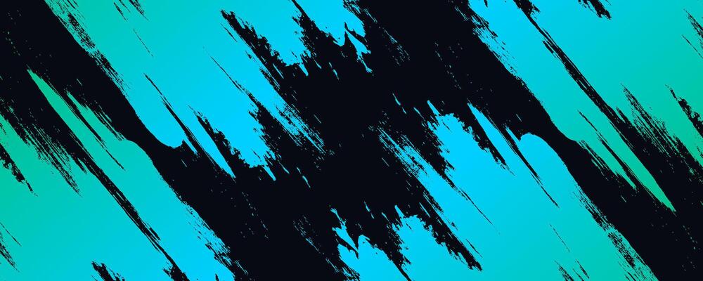 Blue and Green Gradient Brush Background with Halftone Effect. Sport Background with Grunge Style. Scratch and Texture Elements For Design