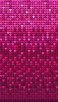 Pink Sequin Hearts Texture, Vertical Format, Simple Seamless Pattern vector