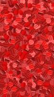 Red Sparkling Sequins, Vertical Festive Background Closeup vector