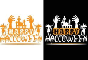 diseño de camiseta de halloween vector