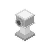 Web cam isometric vector