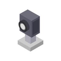 Web cam isometric vector