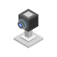 Web cam isometric vector