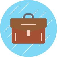 Portfolio Flat Circle Icon Design vector