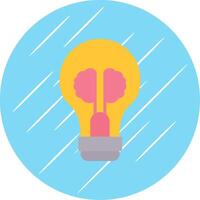 Creative Idea Flat Circle Icon Design vector