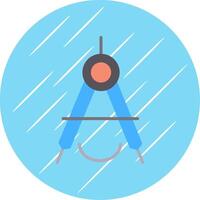 Precision Flat Circle Icon Design vector