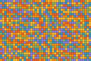 Rainbow Disco Party Pattern in color of LGBT flag. Vibrant Multicolor mosaic background for pride month. Repeating Pattern Tile Swatches Included. vector