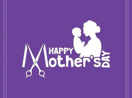 Mother's Day creative design for fashion garments tailors sewing clothes industry isolated illustration banner poster social media post graphics, Happy Mother's Day sewing machine vector