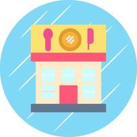 Restaurant Flat Circle Icon Design vector