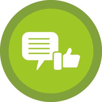 Feed Back Line Shadow Circle Icon Design vector