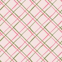 Seamless pattern with rhombus. Simple abstract geometric background. Baby pink ornament. Doodle style illustration for paper, fabric, textile. vector