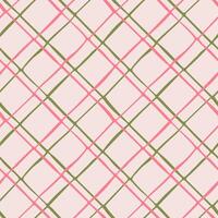 Seamless pattern with rhombus. Simple abstract geometric background. Baby pink ornament. Doodle style illustration for paper, fabric, textile. vector