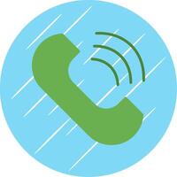 Phone Flat Circle Icon Design vector