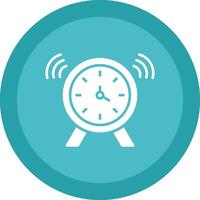 Clock Line Shadow Circle Icon Design vector