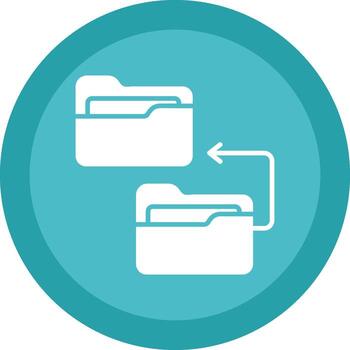 Backlog Line Shadow Circle Icon Design vector