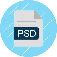 File Format Flat Circle Icon Design vector