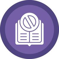 Rejected Line Shadow Circle Icon Design vector