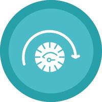 Performnce Line Shadow Circle Icon Design vector