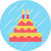 Party Flat Circle Icon Design vector