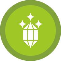 Quartz Line Shadow Circle Icon Design vector