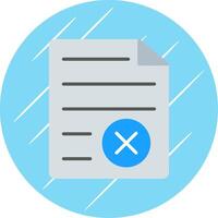 File Format Flat Circle Icon Design vector