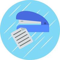 Stapler Flat Circle Icon Design vector