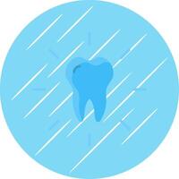 Dental Care Flat Circle Icon Design vector