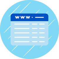 Web Programming Flat Circle Icon Design vector