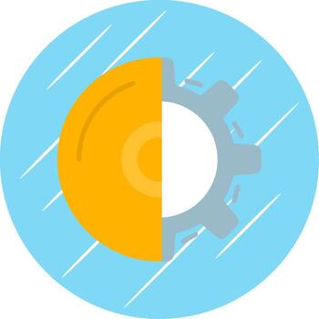 Software Development Flat Circle Icon Design vector