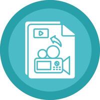 Line Shadow Circle Icon Design vector