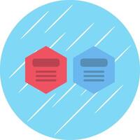 Infographic Elements Flat Circle Icon Design vector