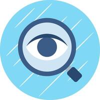 Unknown Flat Circle Icon Design vector