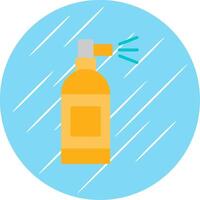 Spray Can Flat Circle Icon Design vector