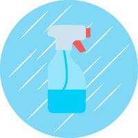 Cleaning Liquid Flat Circle Icon Design vector